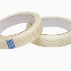 Cinta fibra de vidrio 10 mm - Rollo x 50 mts